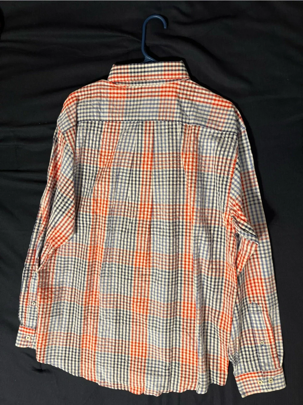 Southern Marsh Red and Blue Gingham Button-Down Shirt